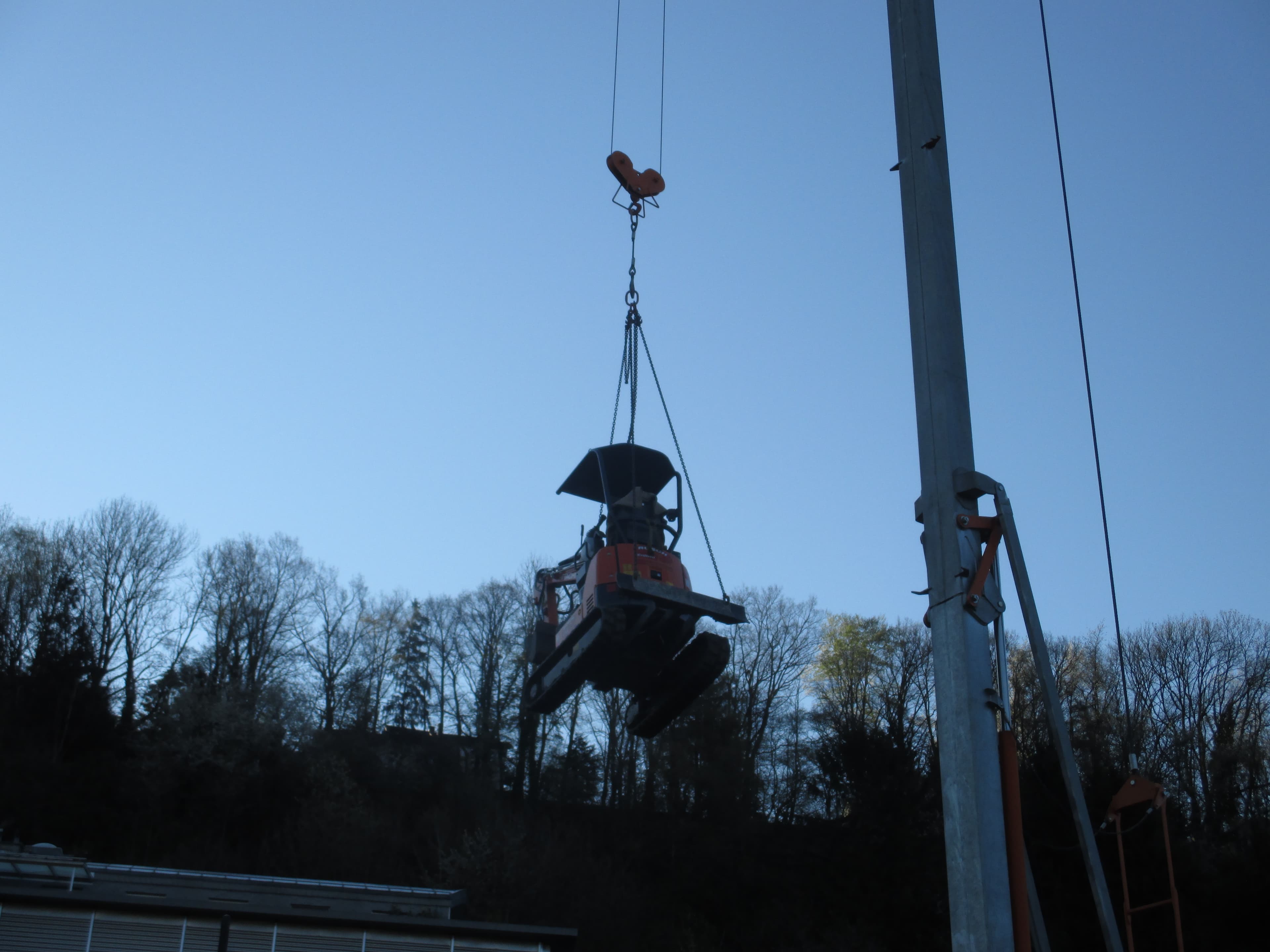 Rusch Erdbau bei der Arbeit